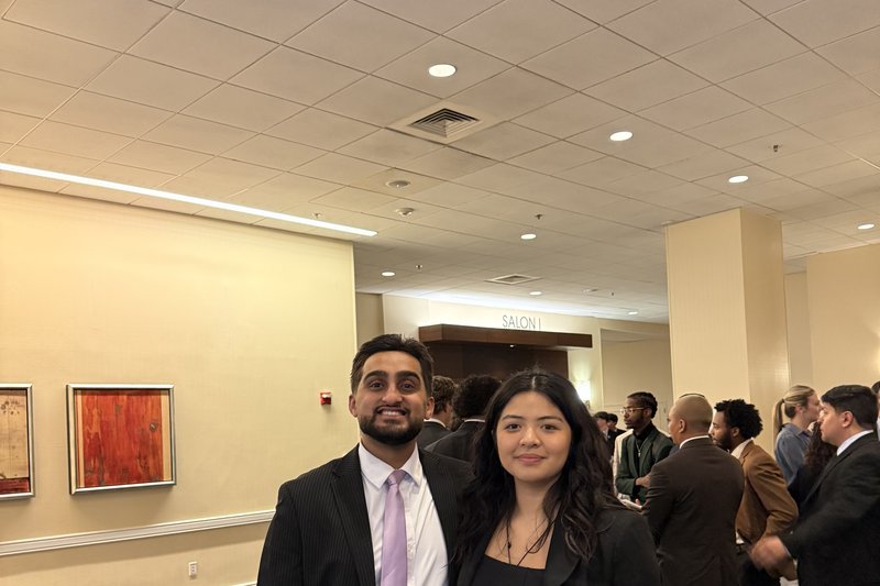 Forge Marketing team members networking at a company event